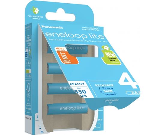 Panasonic eneloop rechargeable battery Lite AAA 4BP