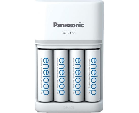 Panasonic eneloop charger BQ-CC55 + 4x2000mAh