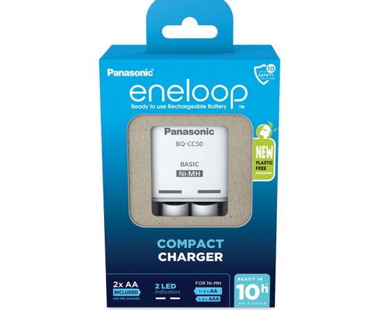 Panasonic eneloop charger BQ-CC50 + 2x2000mAh