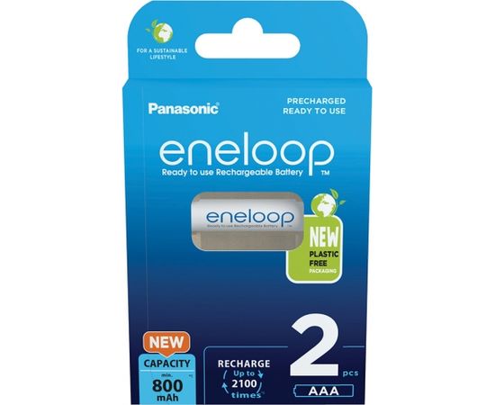 Panasonic eneloop аккумулятор AAA 800 2BP