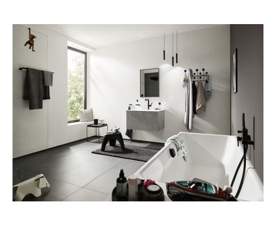 Hansgrohe rokas duša Rainfinity 100 1jet, matēta melna