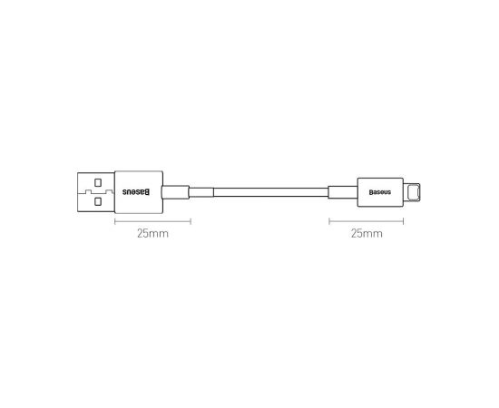 Baseus Superior Series Cable USB to iP 2.4A 1m (red)