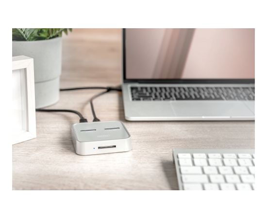 Digitus M.2 NVMe + M.2 SATA SSD Docking Station with SD Express Card Reader, USB-C™