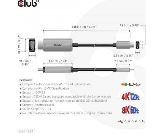 Club 3d Club3D CAC-1587