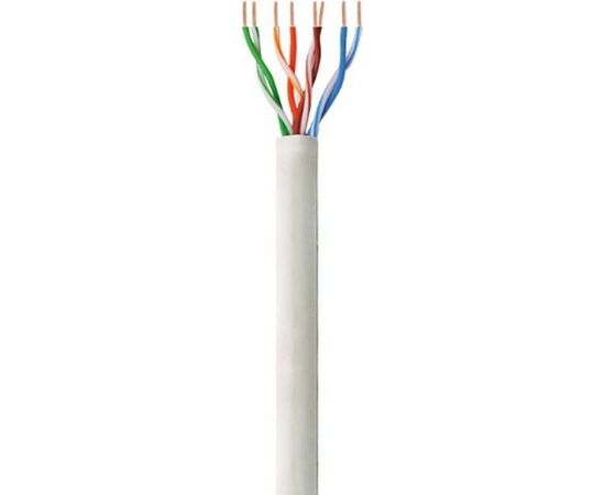 Techly ITP9-FLU-0100 networking cable White Cat6 U/UTP (UTP)