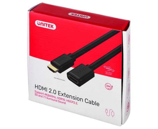 UNITEK Y-C166K cable HDMI 4K 60Hz High Speed