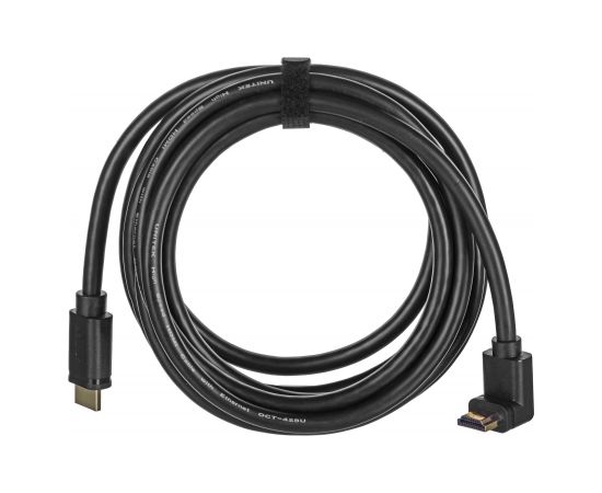 UNITEK Y-C1002 HDMI 2.0, 90° 4K60HZ,3M cable  Black