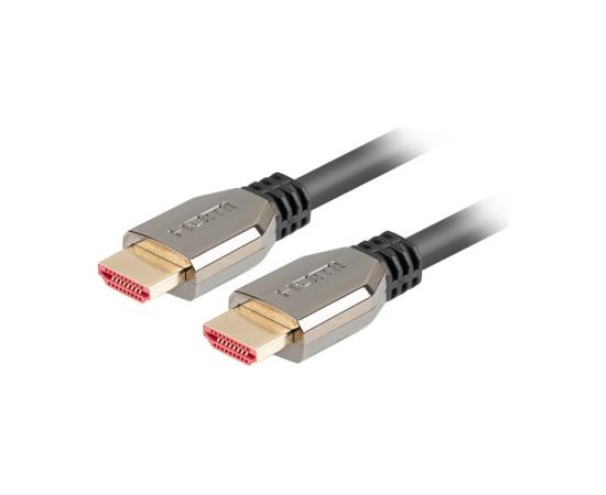 Lanberg CA-HDMI-30CU-0010-BK cable HDMI 1m HDMI Typu A (Standard) 8K  60Hz