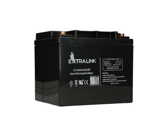 Extralink AKUMULATOR Battery ACCUMULATOR 12V 40AH - Batterie - 40.000 mAh Sealed Lead Acid (VRLA) 13.5 V 12 Ah UPS Nepārtrauktā barošana