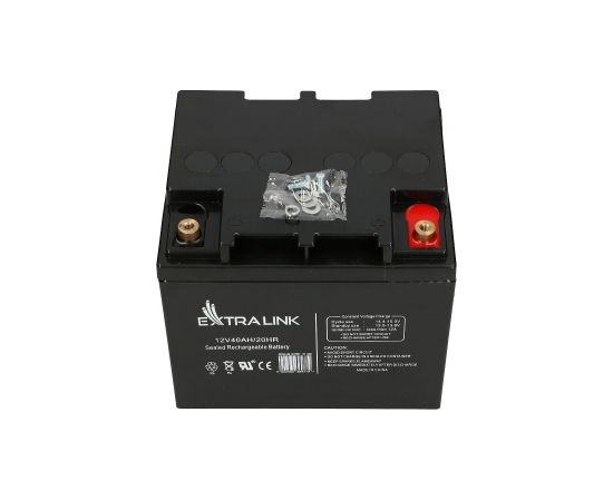 Extralink AKUMULATOR Battery ACCUMULATOR 12V 40AH - Batterie - 40.000 mAh Sealed Lead Acid (VRLA) 13.5 V 12 Ah UPS Nepārtrauktā barošana
