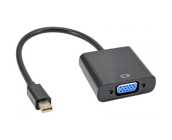 Akyga AK-AD-39 video cable adapter 0.15 m Mini DisplayPort VGA (D-Sub) Black