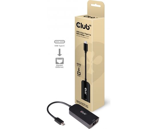 Club 3d CLUB3D USB 3.2 Gen1 Type C to RJ45 2.5Gbps Adapter
