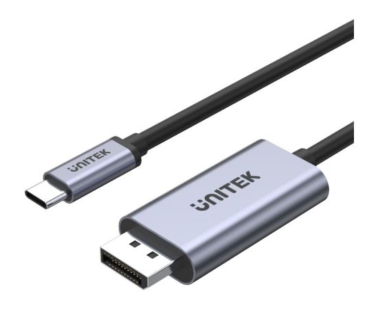 UNITEK V1409A cable gender changer USB-C DisplayPort Black, Grey