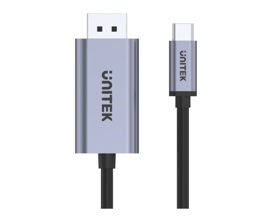 UNITEK V1409A cable gender changer USB-C DisplayPort Black, Grey