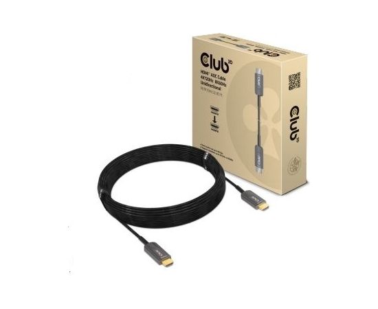 CLUB 3D CAC-1376 Ultra High Speed HDMI™ Certified AOC Cable 4K120Hz/8K60Hz Unidirectional M/M 10m/32.80ft