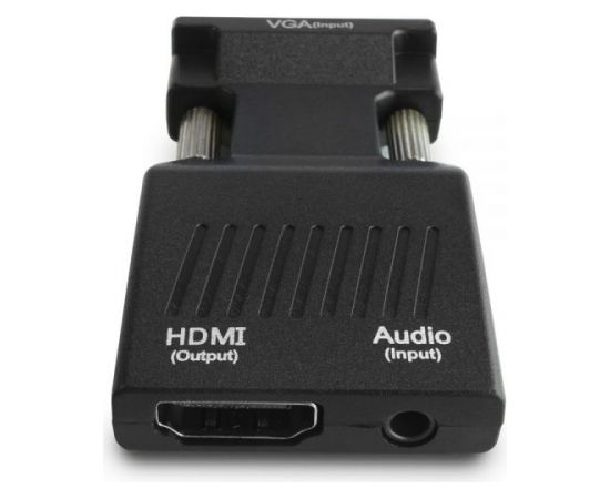 SAVIO CL-145 VGA to HDMI converter, Audio, Full HD  Black