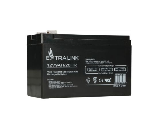 Extralink AKUMULATOR BATTERY ACCUMULATOR AGM 12V 9AH Sealed Lead Acid (VRLA) UPS стабилизаторы напряжения