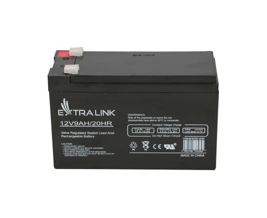 Extralink AKUMULATOR BATTERY ACCUMULATOR AGM 12V 9AH Sealed Lead Acid (VRLA) UPS стабилизаторы напряжения