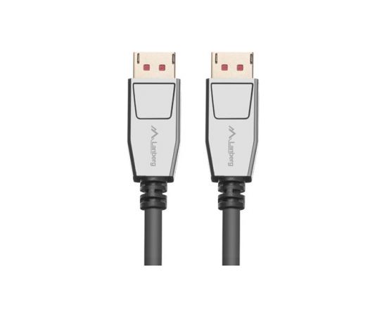 Lanberg CA-DPDP-20CU-0010-BK DisplayPort cable 20 PIN V1.4 1m 8K