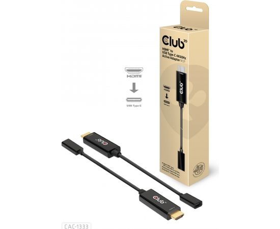 CLUB 3D CAC-1333 HDMI to USB Type-C 4K60Hz Active Adapter M/F