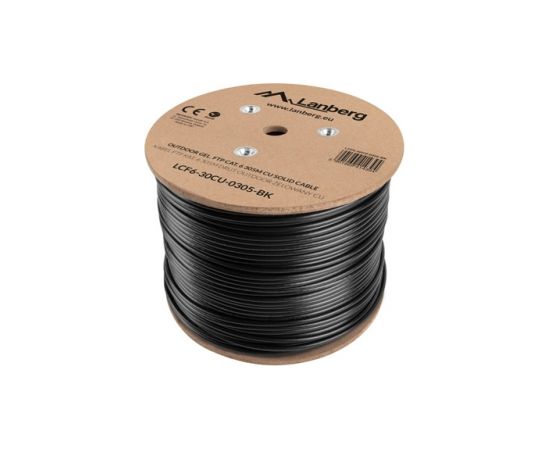 Lanberg LCF6-30CU-0305-BK networking cable Black 305 m Cat.6 outdoor