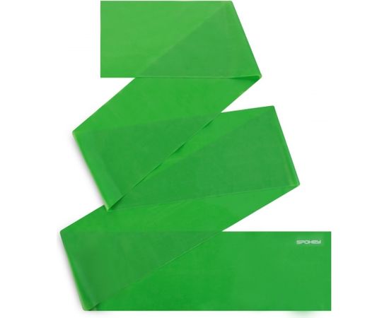 Pretestības gumija Medium 200 x 15 cm green Spokey RIBBON II
