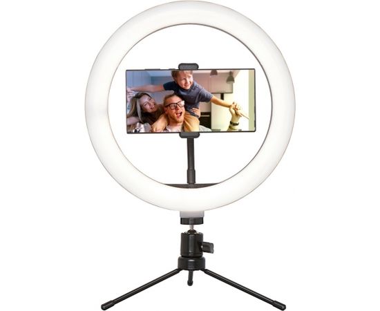 Platinet PMRL8 Universāla Selfie Lampa / Tripod Statnis / Tālruņa turētājs