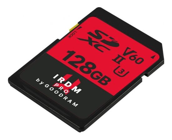 GoodRam IRDM Pro SDXC 128 GB UHS-II/U3 V60 (IRP-S6B0-1280R12)