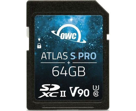 OWC Atlas S Pro SDXC 64GB 290/276MB/s UHS-II V90 1830TBW