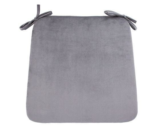 Подушка на стул VELVET 39x39см, серый