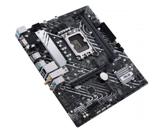 Asus PRIME H610M-A WIFI D4 Processor family Intel, Processor socket  LGA1700, DDR4 DIMM, Memory slots 2, Supported hard disk drive interfaces 	SATA, M.2, Number of SATA connectors 4, Chipset  Intel H610, mATX