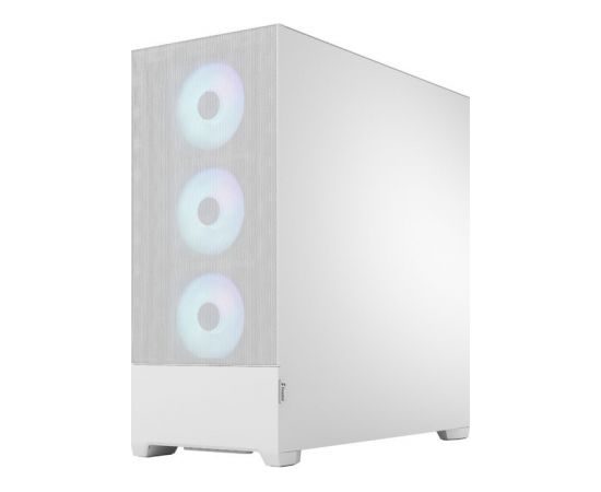 Fractal Design Pop XL Air RGB White TG Clear Tint, E-ATX up to 280 mm, ATX , mATX, Mini ITX, Power supply included No