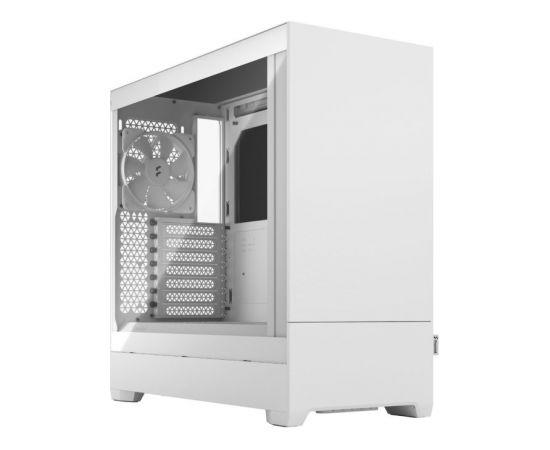 Fractal Design Pop Silent White TG Clear Tint, ATX, mATX, Mini ITX, Power supply included No