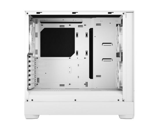 Fractal Design Pop Silent White TG Clear Tint, ATX, mATX, Mini ITX, Power supply included No