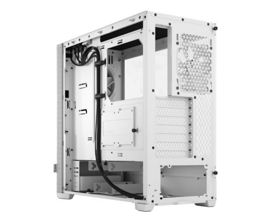 Fractal Design Pop Silent White TG Clear Tint, ATX, mATX, Mini ITX, Power supply included No