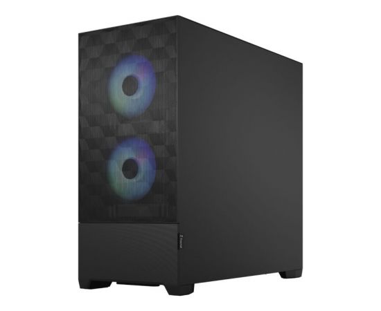 Fractal Design op Air RGB Black TG Clear Tint, ATX, mATX, Mini ITX, Power supply included No