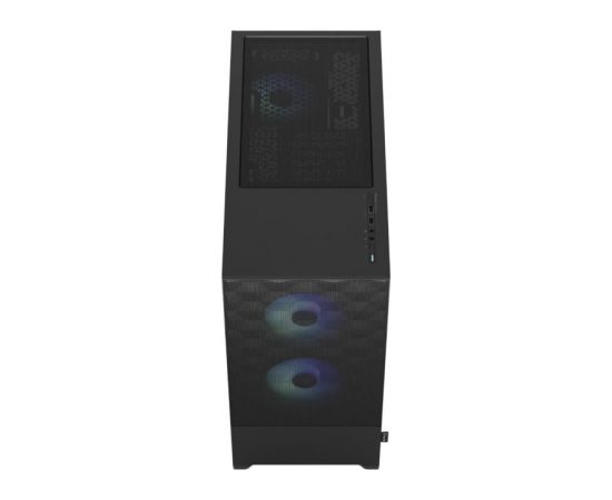 Fractal Design op Air RGB Black TG Clear Tint, ATX, mATX, Mini ITX, Power supply included No