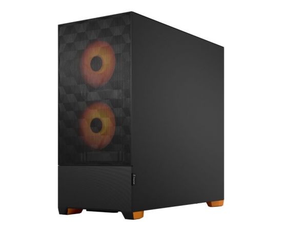 Fractal Design Pop Air RGB Orange Core TG Clear Tint, ATX, mATX, Mini ITX, Power supply included No