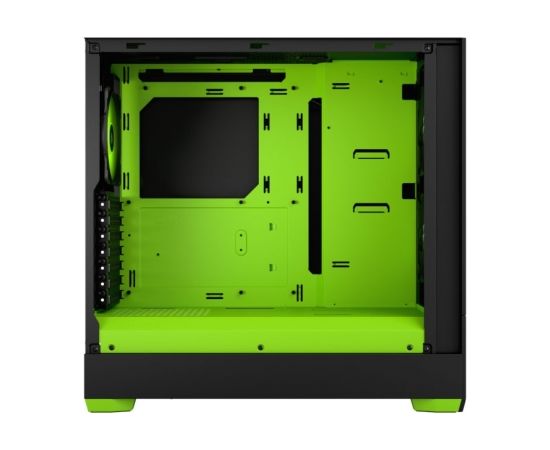 Fractal Design Pop Air RGB Green Core TG Clear Tint, ATX, mATX, Mini ITX, Power supply included No
