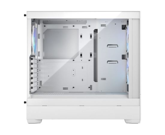 Fractal Design Pop Air RGB White TG Clear Tint, ATX, mATX, Mini ITX, Power supply included No