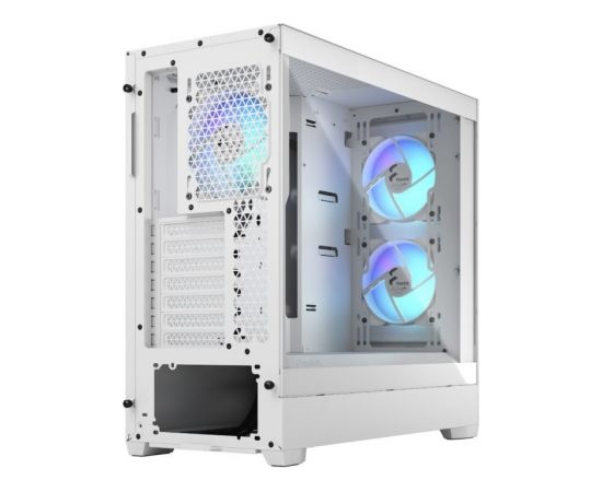 Fractal Design Pop Air RGB White TG Clear Tint, ATX, mATX, Mini ITX, Power supply included No