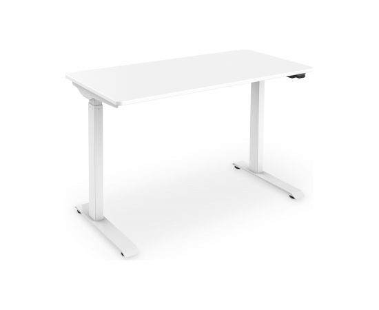 Digitus Electric height adjustable desk, 73 - 123 cm, Maximum load weight 50 kg, Metal, White