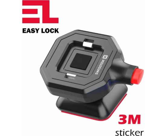 Swissten Quick Connect Telefona Turētājs Mašīnai / Mājai / Ofisam / 4 - 6.8 collas