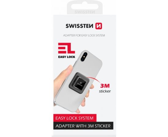 Swissten Adapter for easy Lock /  Līmējošā Plāksne Viedtālruņa Piestiprināšanai