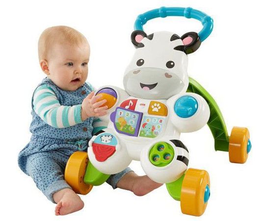 Fisher-Price ZEBRA walker staigulis