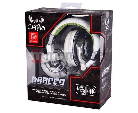 Austiņas Thermaltake eSports CHAO Dracco (HT-DRA007OEWH)