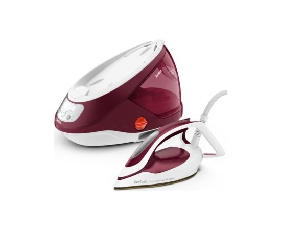 Tefal GV9220 steam ironing station 2600 W Durilium AirGlide Autoclean soleplate Burgundy, White