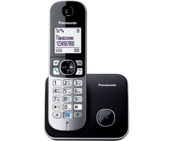 Panasonic KX-TG6811 DECT telephone Black Caller ID