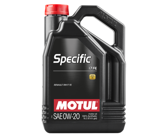 Motora eļļa MOTUL SPECIFIC 17 FE 0W20 5L Renault RN17 FE, ACEA C5