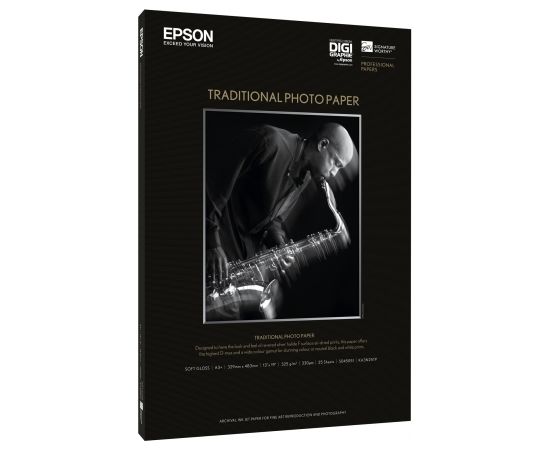 Epson EpsonTraditional Photo Paper A4, 25-sheets Epson Foto ķīmija un papīrs 